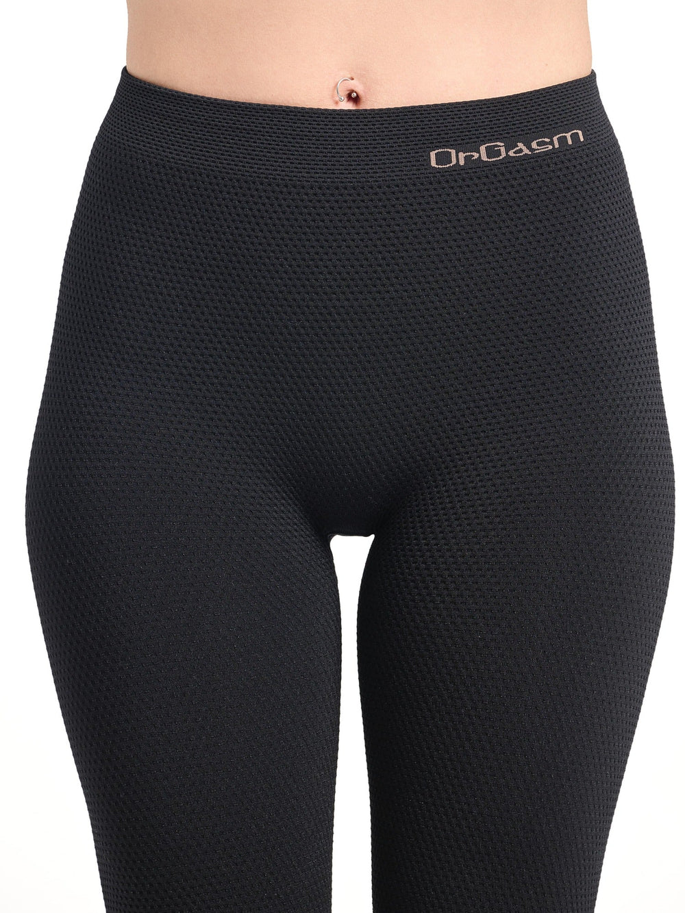 Massage Seamless Leggings Black - luxury by Orgasm Fashion, designed in Germany