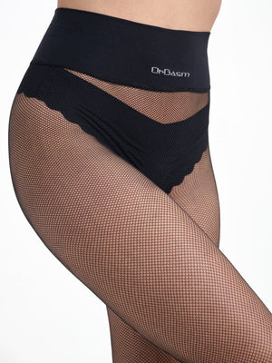 Micro Fishnet Tights - luxury by Orgasm Fashion, designed in Germany