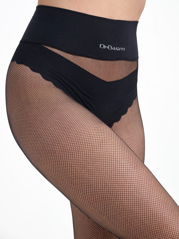 Micro Fishnet Tights - luxury by Orgasm Fashion, designed in Germany