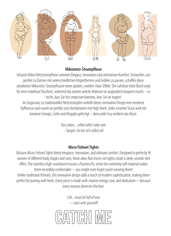 Micro Fishnet Tights - luxury by Orgasm Fashion, designed in Germany